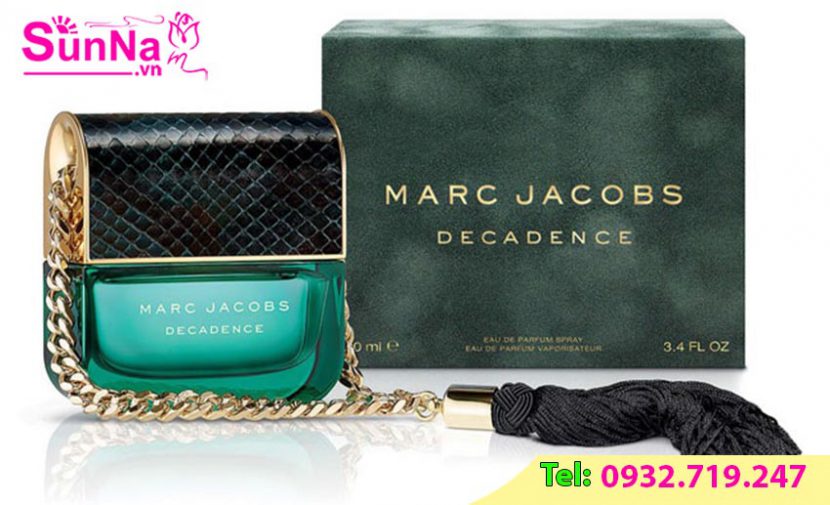 Nước hoa Marc Jacobs Decadence EDP hình túi xách màu xanh